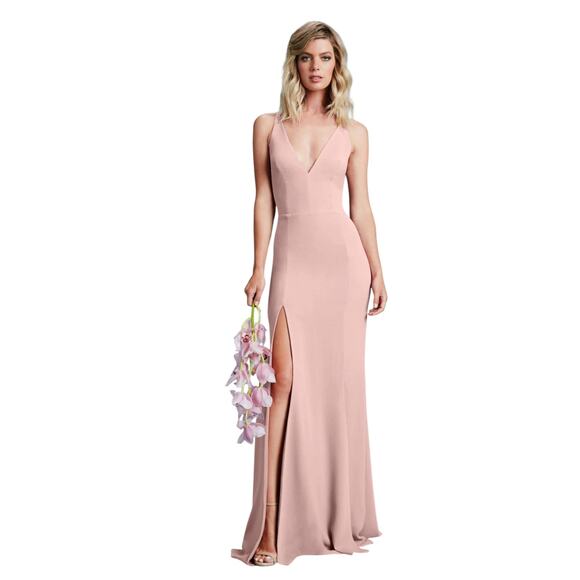 Dress The Population Iris Blush Pink Dress - Picture 1 of 12